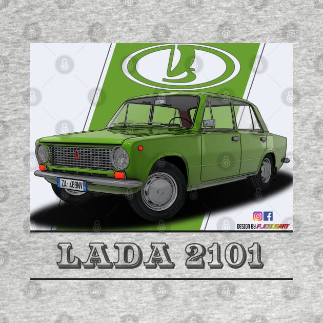 Lada 2101 1970 Green by PjesusArt